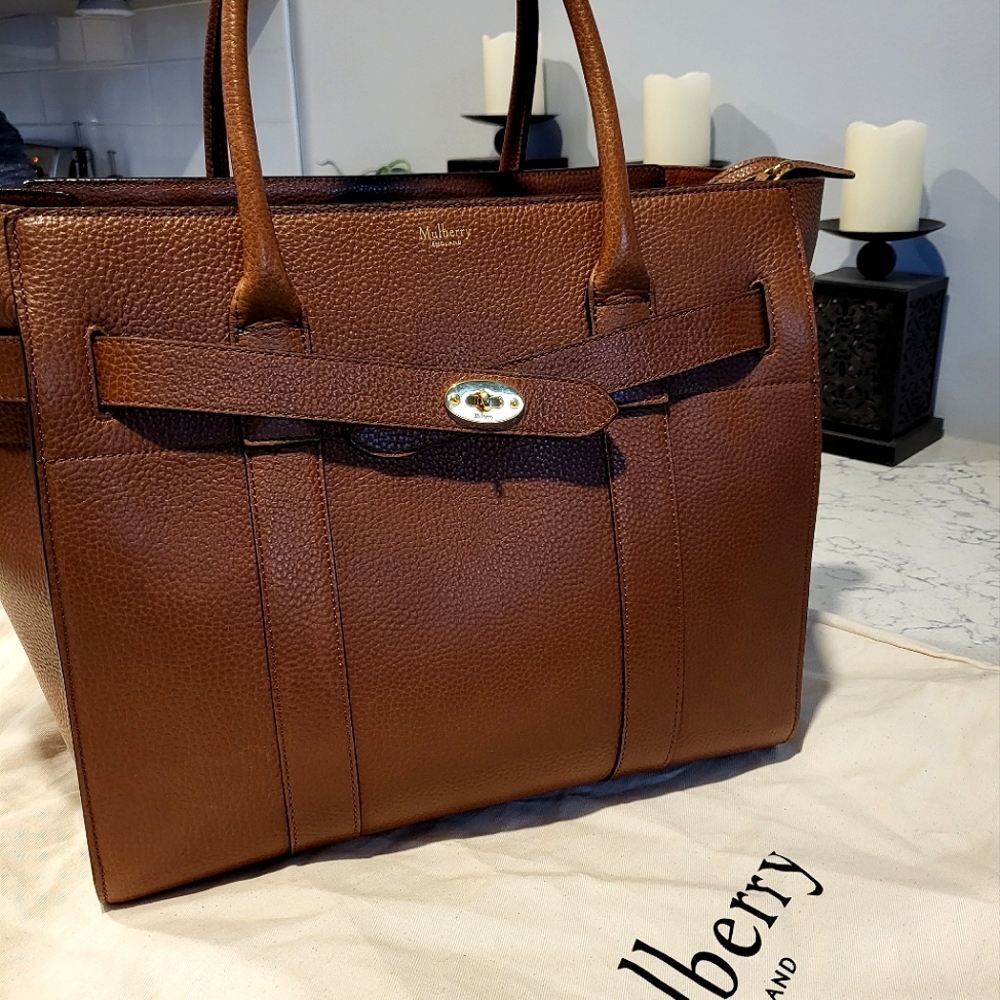 Mulberry Natural Grain Leather Tote
